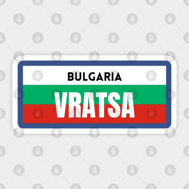 Vratsa City in Bulgarian Flag Sticker by aybe7elf